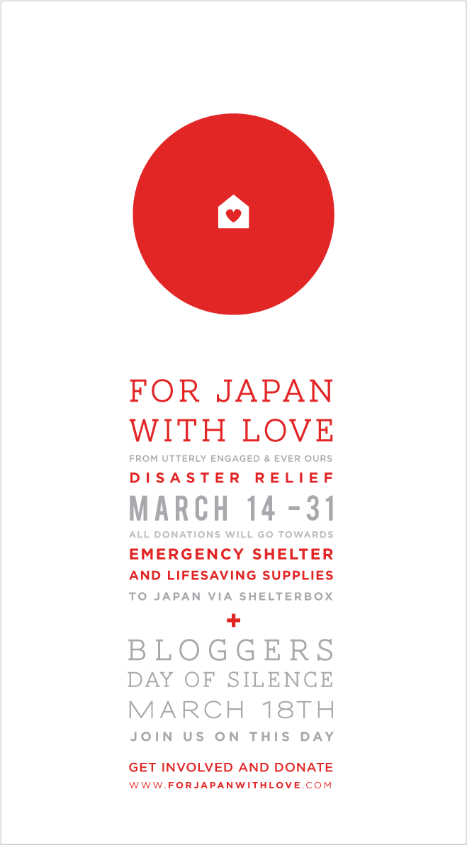 For Japan With Love, Blogger's Day of Silence