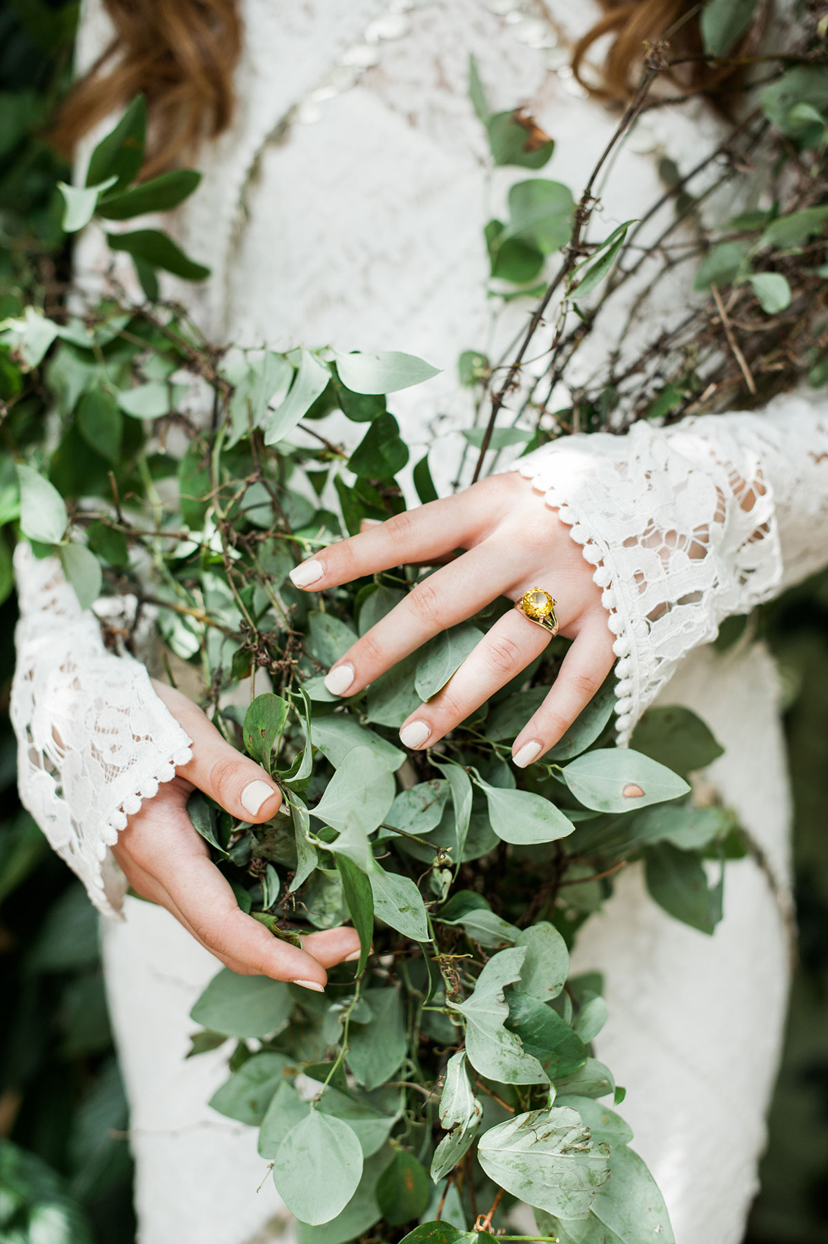Brooklyn wedding; simple; raw modern aesthetic; natural beauty; bohemian bride; New York Wedding; minimal; white; green and gold; dancing and dessert; Christina Lilly Photography; Lovely Bride; Ivy & Aster; Rue De Seine; Sarah Seven; Bella Figura; My Moon Restaurant and Event Space