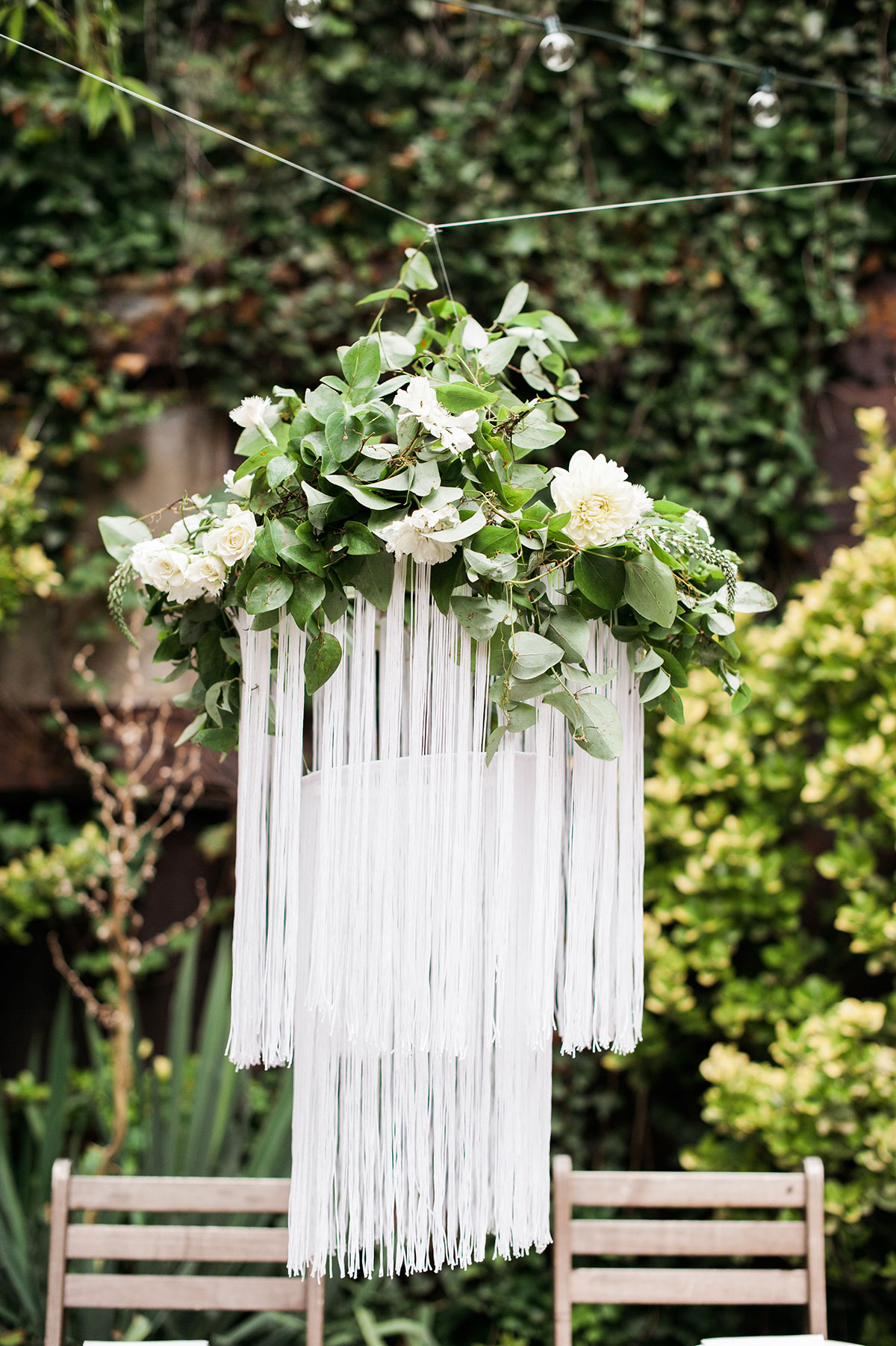 Brooklyn wedding; simple; raw modern aesthetic; natural beauty; bohemian bride; New York Wedding; minimal; white; green and gold; dancing and dessert; Christina Lilly Photography; Lovely Bride; Ivy & Aster; Rue De Seine; Sarah Seven; Bella Figura; My Moon Restaurant and Event Space